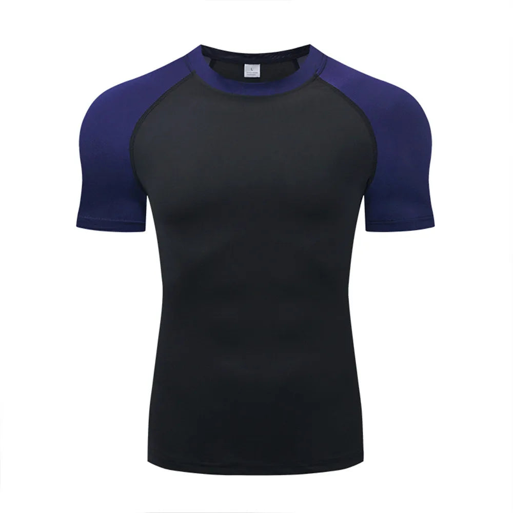 Men's "Dark Knight" Compression Shirt – Premium Bat-Graphic Athletic Tee for Gym & Running