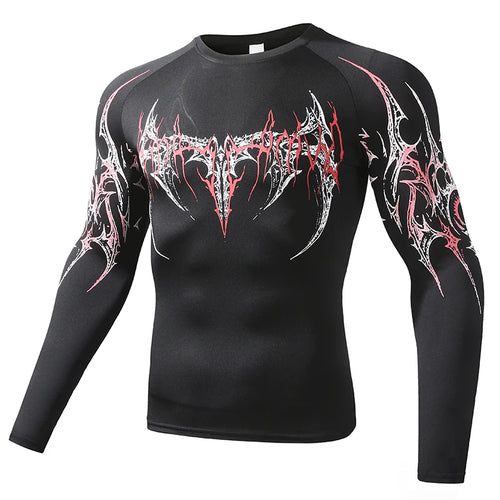 Men's "Aesthetic Fit" Compression Long Sleeve – Premium Skinny Casual T-Shirt