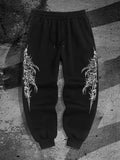 Men's "Urban Goth" Casual Joggers – Breathable Daily Streetwear Pants