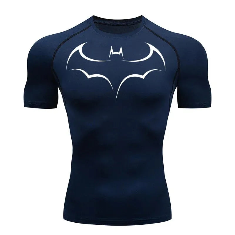 Men's "Core Performance" Compression Tee – High-Elasticity Short Sleeve Gym Shirt