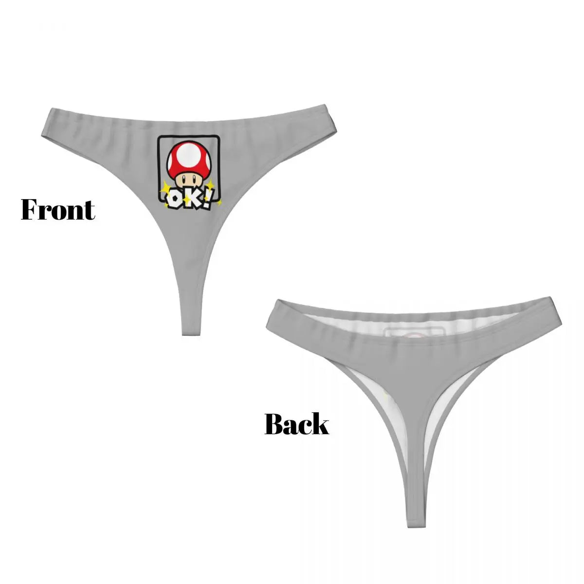 Official Super Mario Bros. Women's G-String – Premium Retro Gaming Novelty Thong