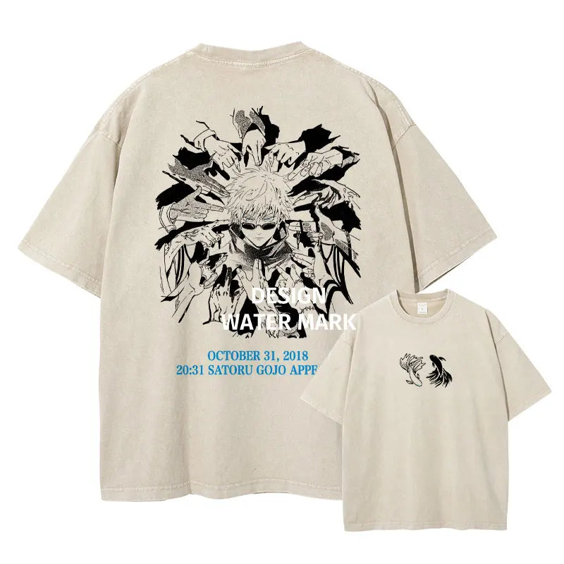 Official Jujutsu Kaisen "Choso" Retro Black T-Shirt – Premium 100% Cotton Washed Tee