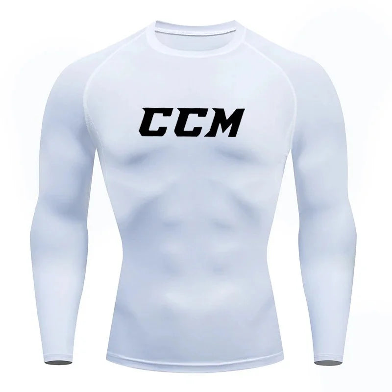 Men's "Performance Stretch" Compression Long Sleeve – Premium Gym & Running Base Layer