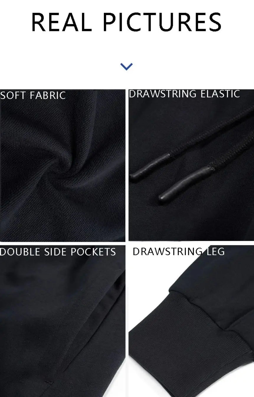 Men's "Urban Letter" Autumn Joggers – Premium Midweight Sweatpants (Sizes up to 6XL)