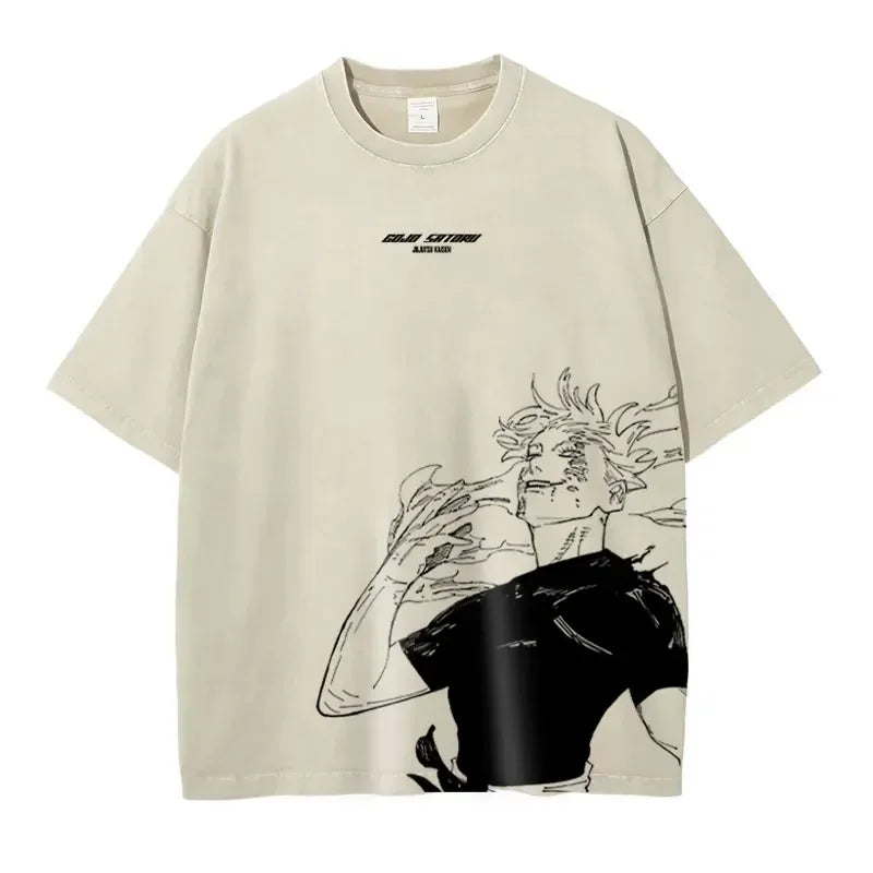 Official Jujutsu Kaisen "Choso" Retro Black T-Shirt – Premium 100% Cotton Washed Tee