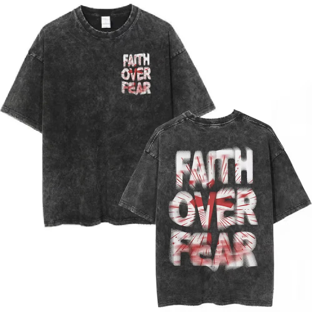 Official "Forgive Them Father" Vintage Washed T-Shirt – Premium 100% Cotton Faith Streetwear