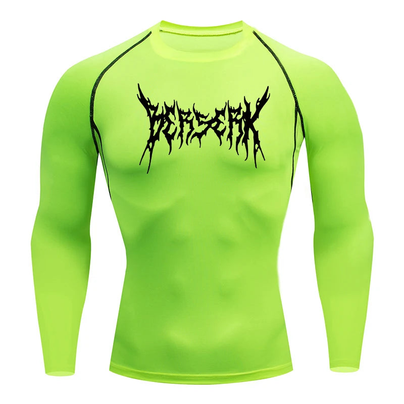 "LAMLKKY" Berserk "Guts" Compression Shirt – Premium Anime Gym Rash Guard