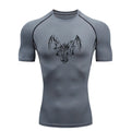 Men's "Fallen Angel" 2026 Compression Shirt – Premium Athletic Rash Guard for Training & Fitness