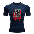 AoFuson Wolf" Berserk "Guts" Compression Shirt – Premium Anime Gym Rash Guard
