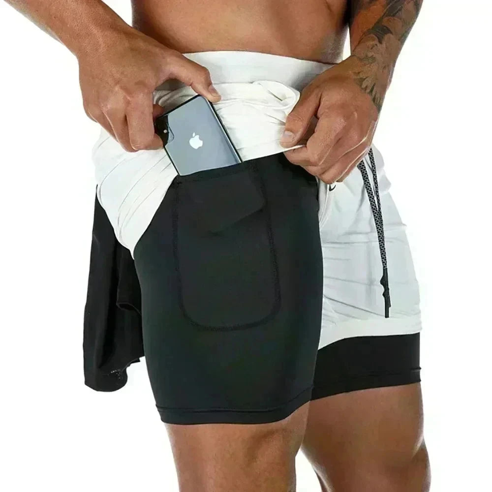 Official Bandai "Inosuke" 2-in-1 Performance Shorts – Premium Demon Slayer Athletic Shorts