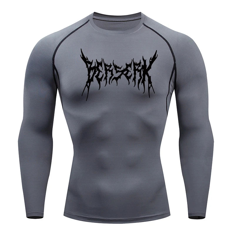 "LAMLKKY" Berserk "Guts" Compression Shirt – Premium Anime Gym Rash Guard