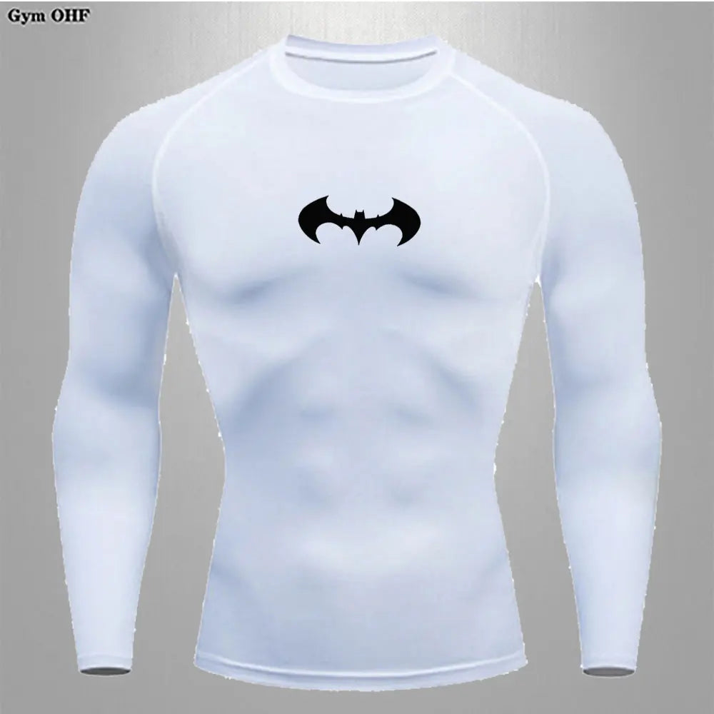 Men's "Elite Performance" Compression Long Sleeve – Premium Rash Guard for Gym, BJJ & Running
