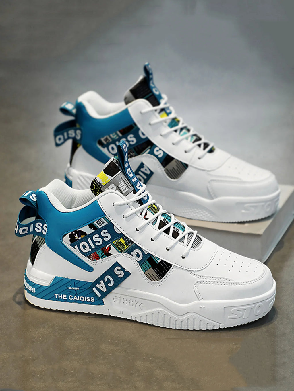 Men's "Cloud-Walk" Ultra-Light Skateboard Shoes – Breathable High-Elasticity Urban Sneakers