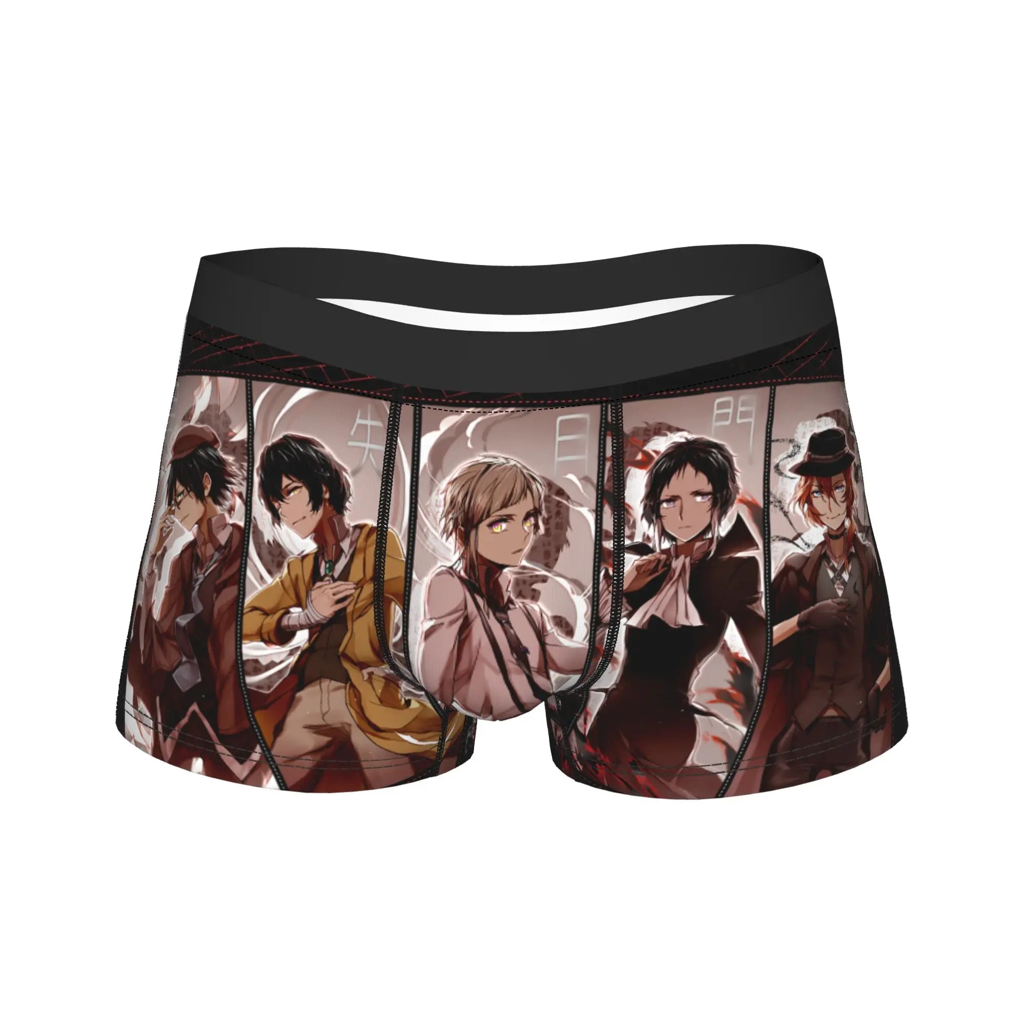 Official Bungou Stray Dogs Anime Boxer Briefs – Premium Breathable Men's Underwear