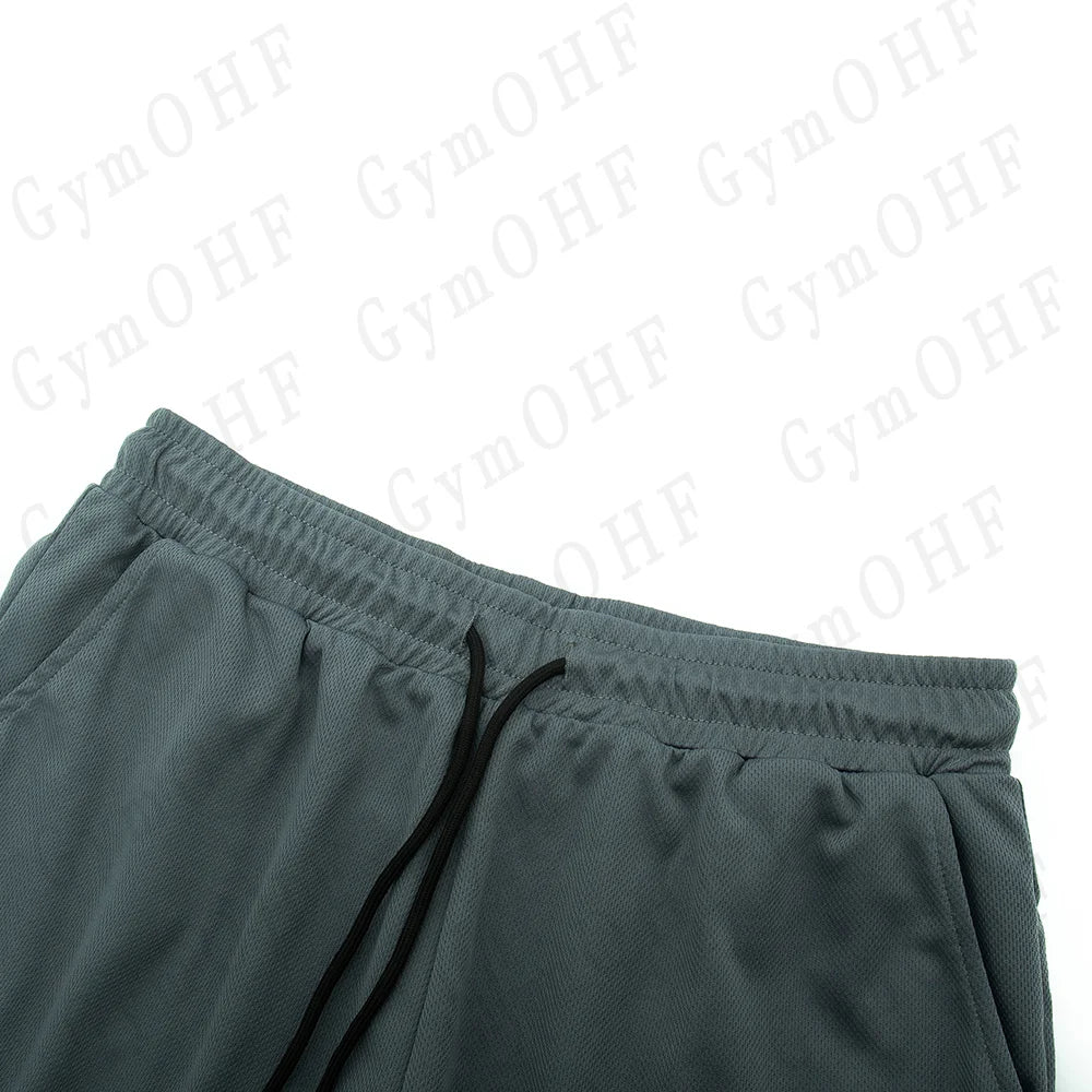 Men's "Heroic Spirit" Anime 2-in-1 Fitness Set – Compression Tee & Double-Deck Shorts