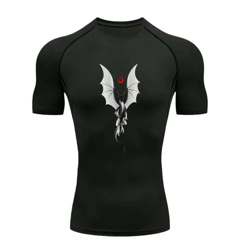 Men's "Patriot Skull" Compression Shirt – Premium 2026 Quick-Dry Tactical Gym Tee