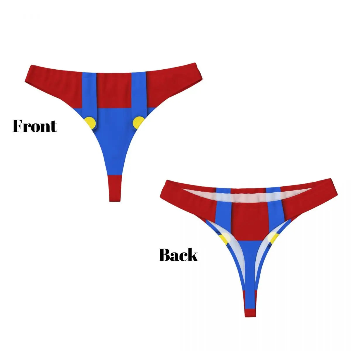 Official Super Mario Bros. Women's G-String – Premium Retro Gaming Novelty Thong