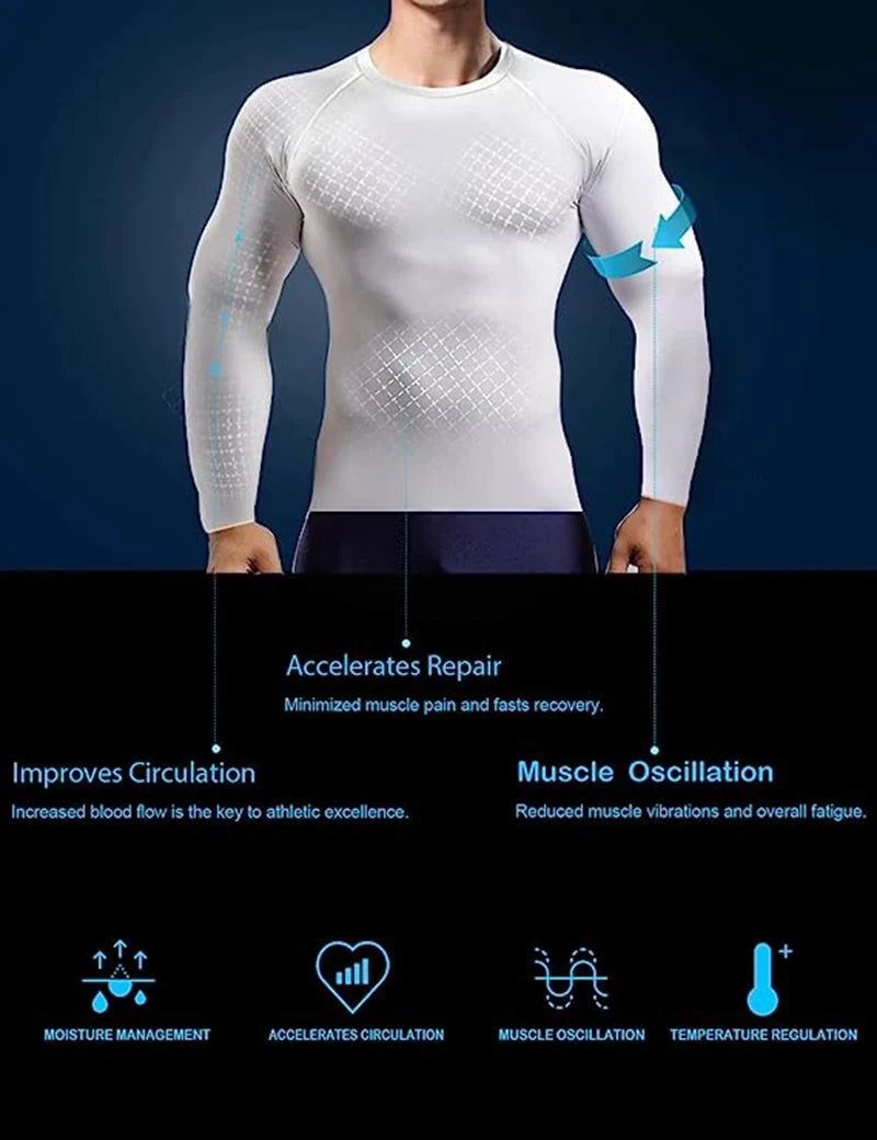 Men's "Spider Web" Compression Shirt – Premium Long Sleeve Rash Guard for Gym & BJJ