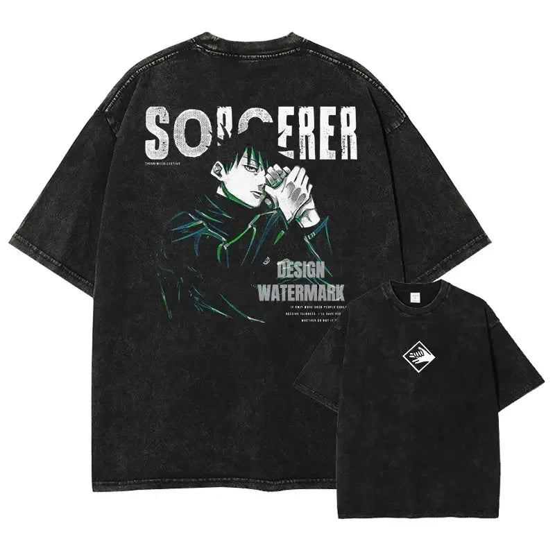 Official Jujutsu Kaisen "Choso" Vintage Washed T-Shirt – Premium Oversized Anime Streetwear