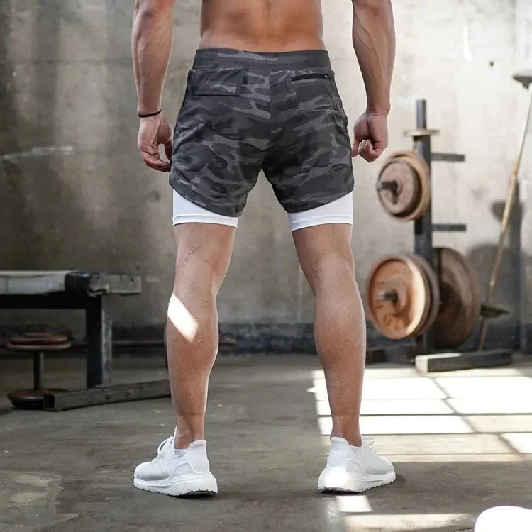 Official Hunter x Hunter 2-in-1 Performance Shorts – Premium Anime Gym Bilayer Shorts
