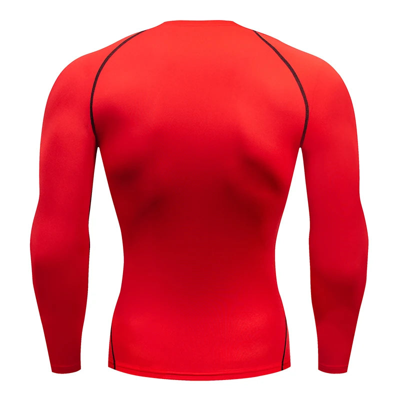 Men's "Pro-Fit" Compression Long Sleeve – Premium Rash Guard for BJJ, MMA & Gym