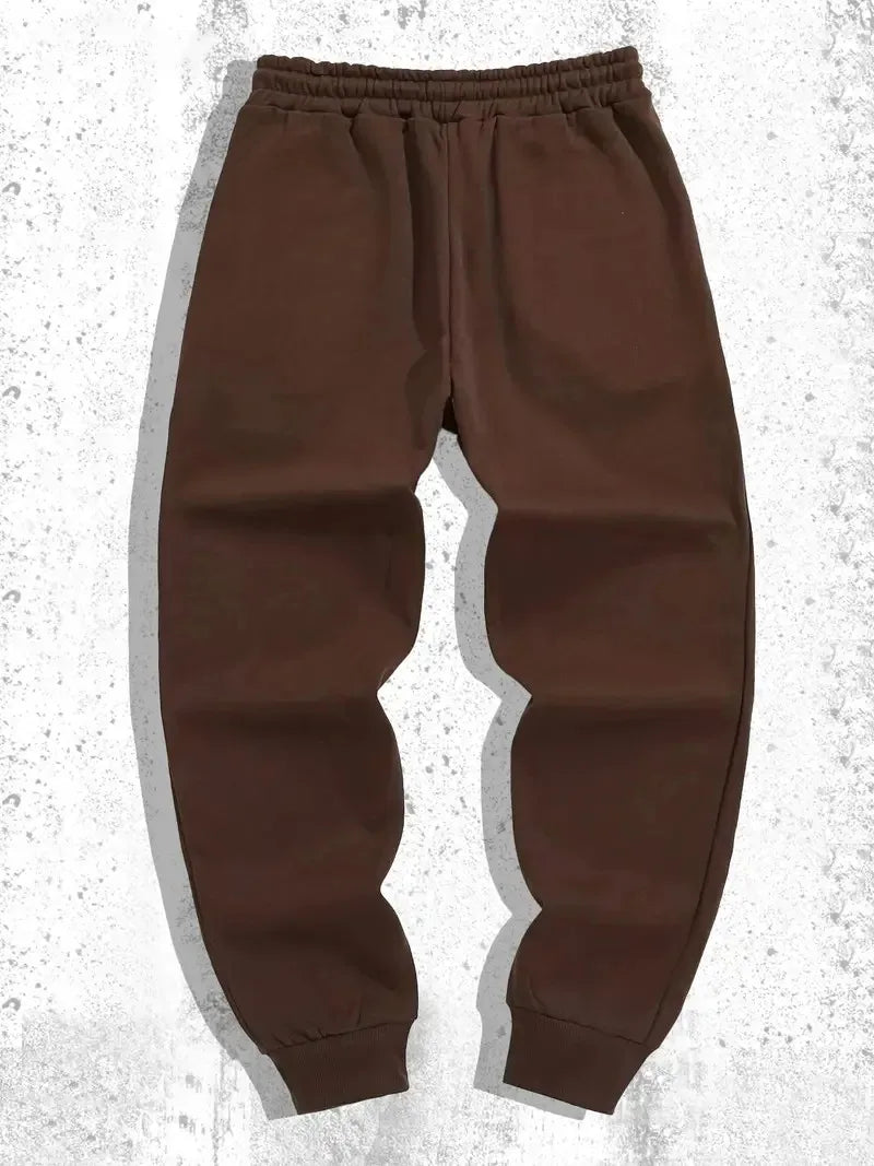 Men's "Urban Letter" Autumn Joggers – Premium Midweight Sweatpants (Sizes up to 6XL)