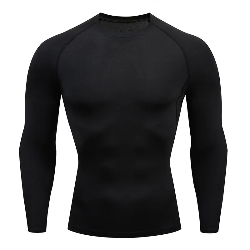 Men's "Dark Knight" Compression Shirt – Premium Bat-Graphic Athletic Tee for Gym & Running