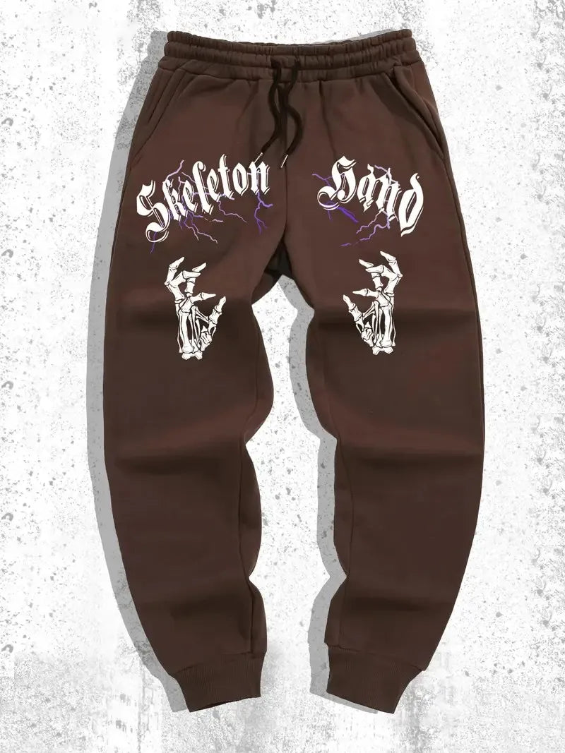 Men's "Urban Letter" Autumn Joggers – Premium Midweight Sweatpants (Sizes up to 6XL)