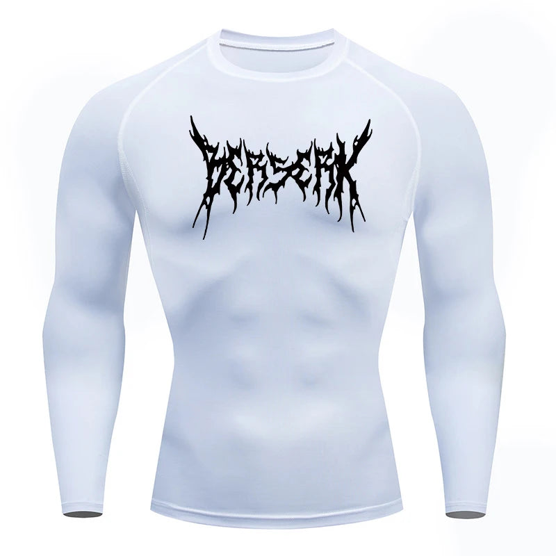 "LAMLKKY" Berserk "Guts" Compression Shirt – Premium Anime Gym Rash Guard