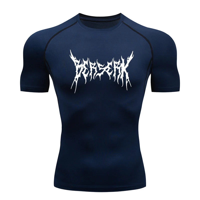 "LAMLKKY" Berserk "Guts" Compression Shirt – Premium Anime Gym Rash Guard
