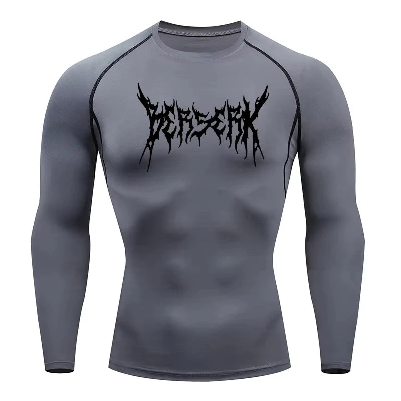 "LAMLKKY" Berserk "Guts" Compression Shirt – Premium Anime Gym Rash Guard