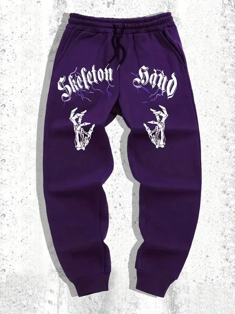 Men's "Urban Letter" Autumn Joggers – Premium Midweight Sweatpants (Sizes up to 6XL)