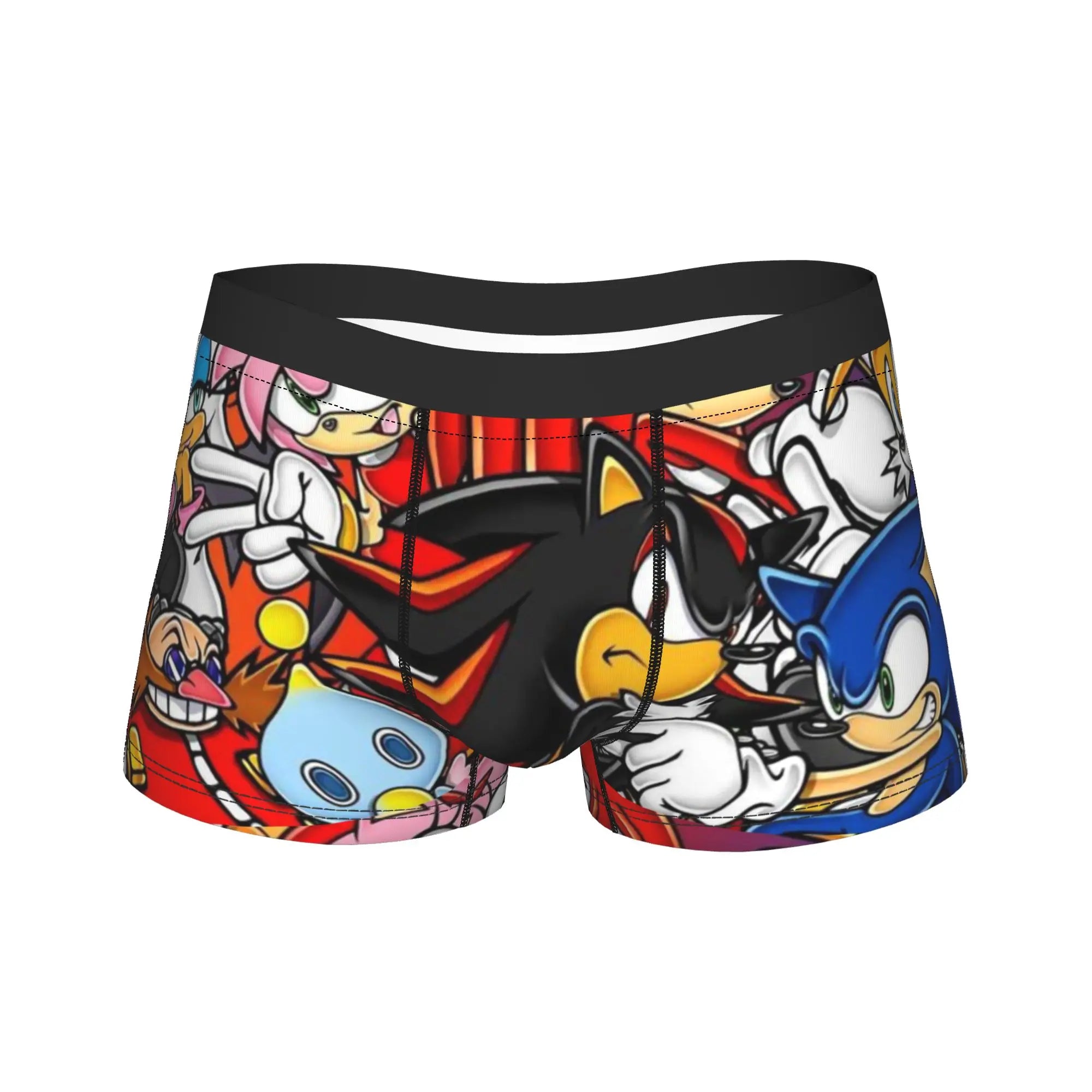 Official Sonic & Shadow Anime Boxer Briefs – Premium Breathable Men's Underwear
