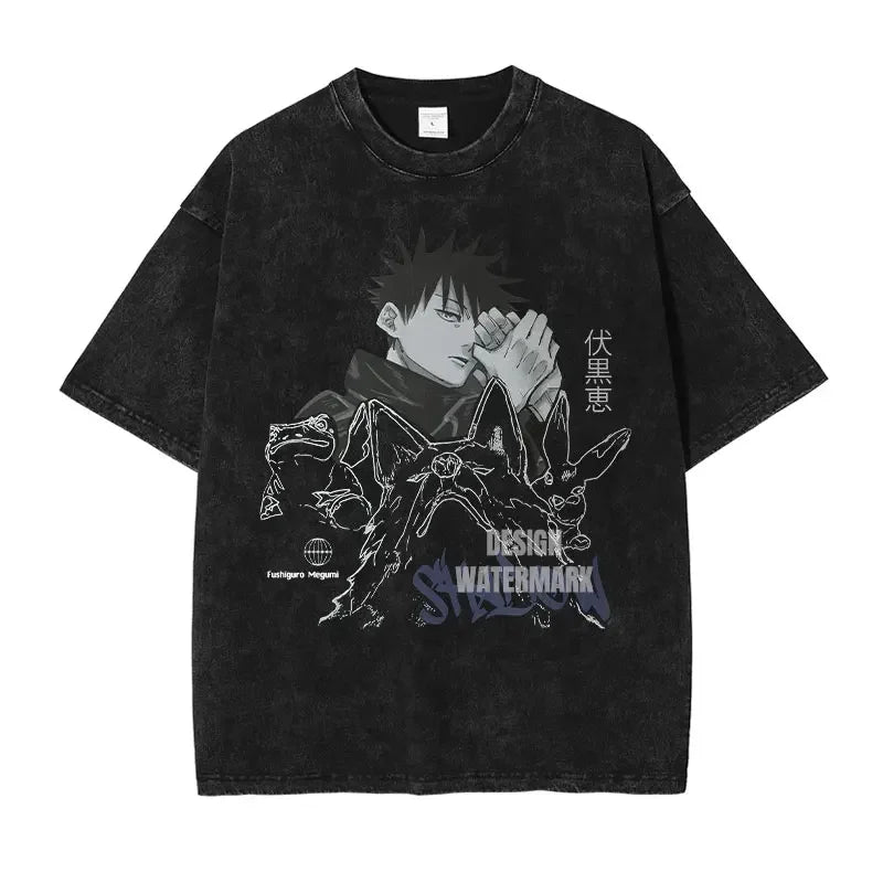 Official Jujutsu Kaisen "Choso" Vintage Washed T-Shirt – Premium Oversized Anime Streetwear