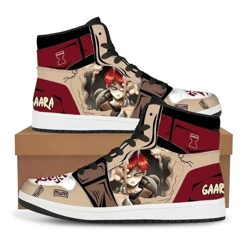 Official Bandai "Naruto: Itachi Akatsuki" Sneakers – Premium Flannel Anime Casual Shoes