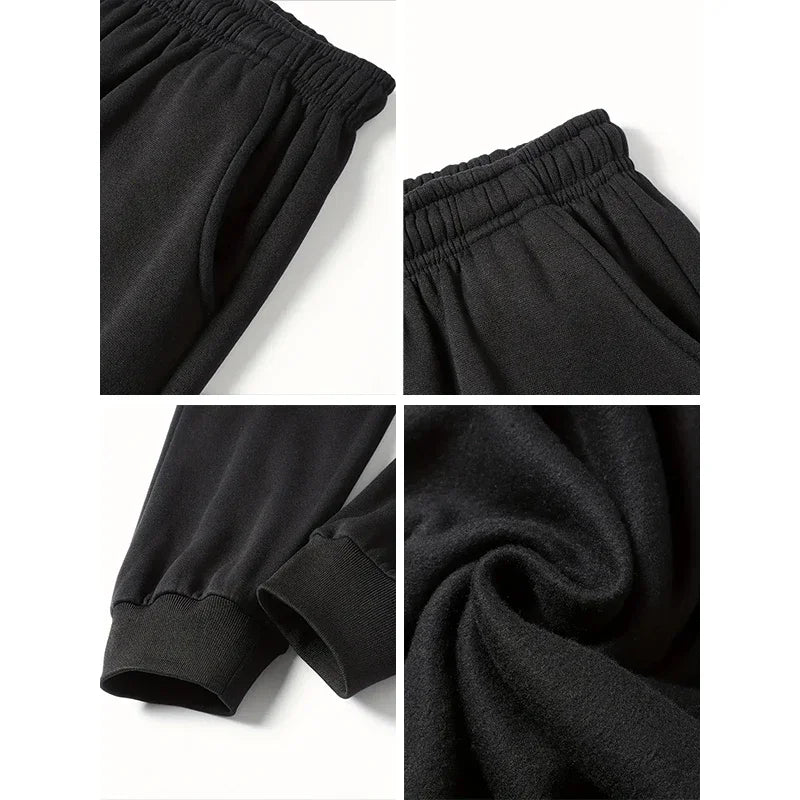 Men's "Chinese Dragon" Graphic Joggers – Premium Fleece-Lined Smart Casual Sweatpants