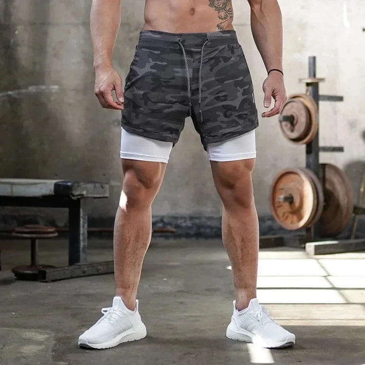Official Hunter x Hunter 2-in-1 Performance Shorts – Premium Anime Gym Bilayer Shorts