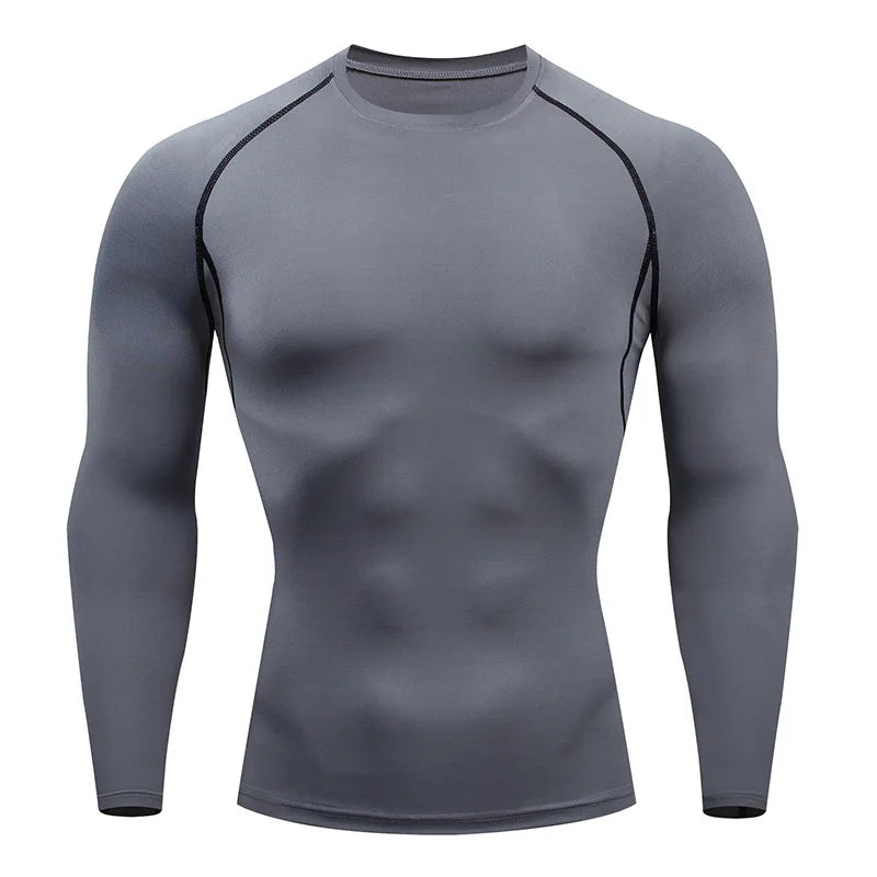 Men's "Dark Knight" Compression Shirt – Premium Bat-Graphic Athletic Tee for Gym & Running