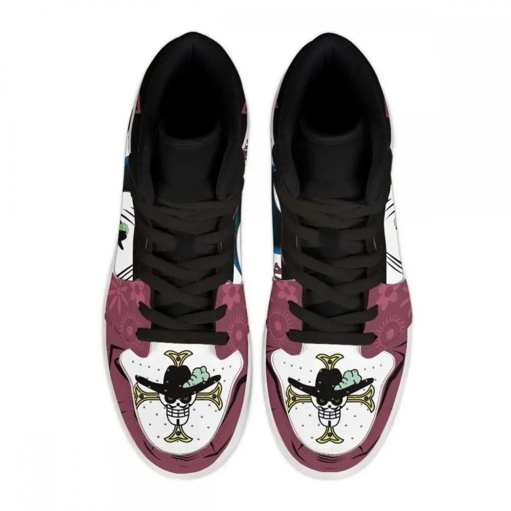 Official Bandai "One Piece: Luffy & Zoro" Sneakers – Premium Anime Casual Board Shoes
