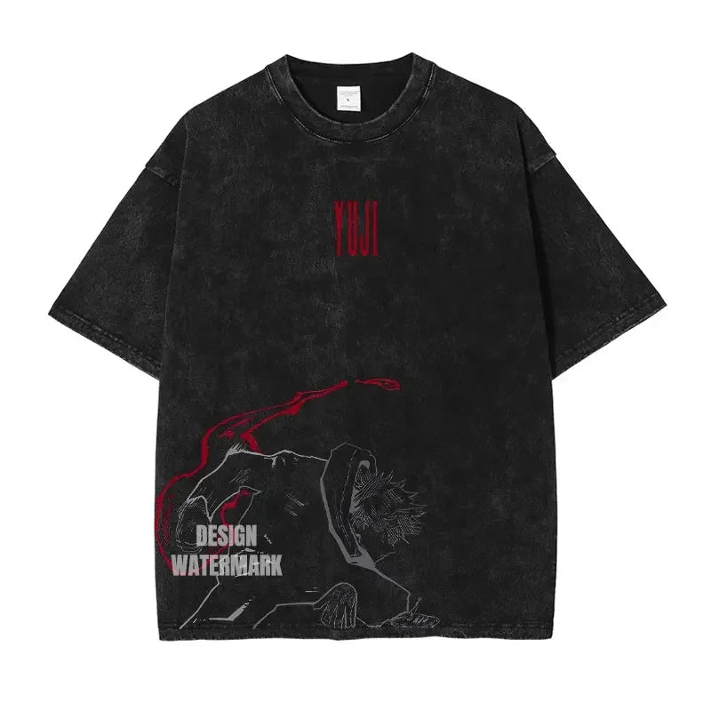 Official Jujutsu Kaisen "Choso" Vintage Washed T-Shirt – Premium Oversized Anime Streetwear