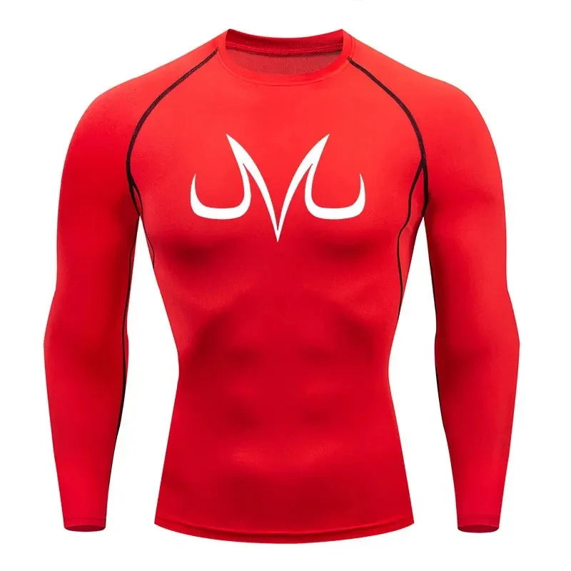 Men's "Anime Aesthetic" Compression Tee – Quick-Dry Summer Gym & Fitness Top