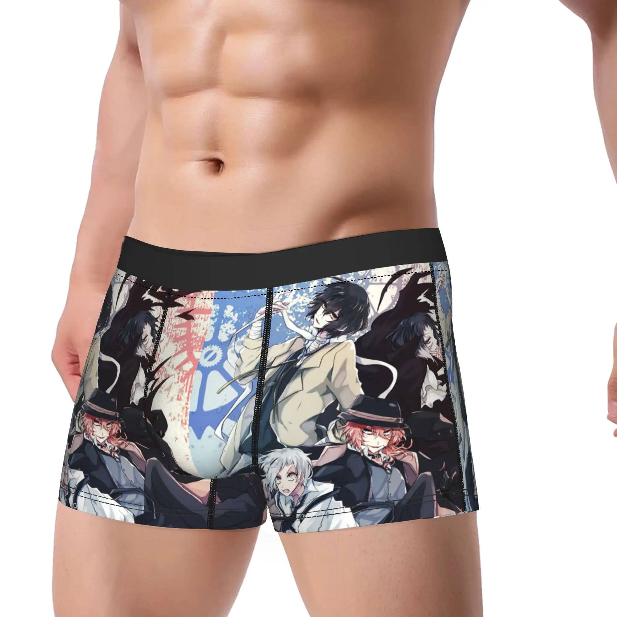 Official Bungou Stray Dogs Anime Boxer Briefs – Premium Breathable Men's Underwear