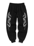 Men's "Urban Letter" Brushed Joggers – Premium Midweight Autumn Sweatpants