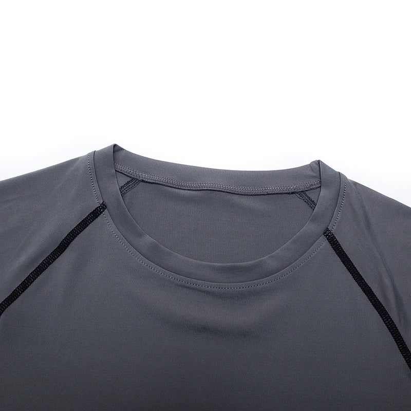 Men's "Pro-Fit" Compression Long Sleeve – Premium Rash Guard for BJJ, MMA & Gym