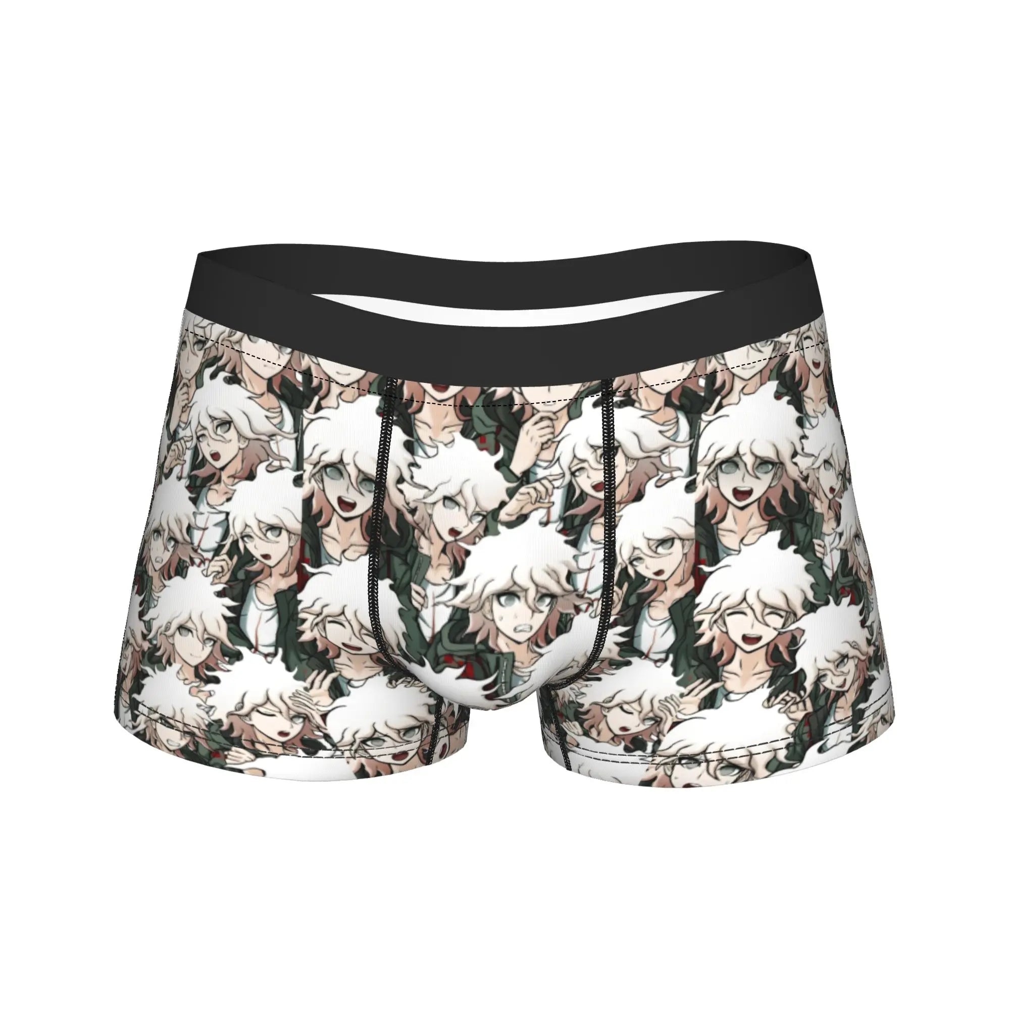Official Nagito Komaeda "Danganronpa" Boxer Briefs – Premium Anime Men's Underwear