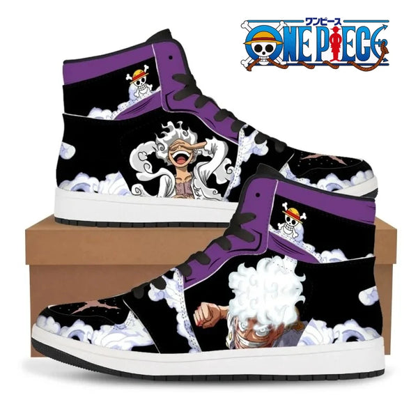 Official Bandai "One Piece: Luffy & Zoro" Sneakers – Premium Anime Casual Board Shoes