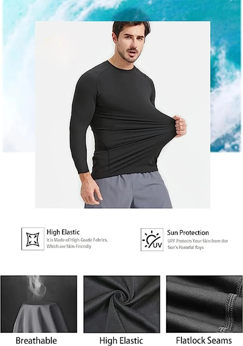 Men's "Spider Web" Compression Shirt – Premium Long Sleeve Rash Guard for Gym & BJJ