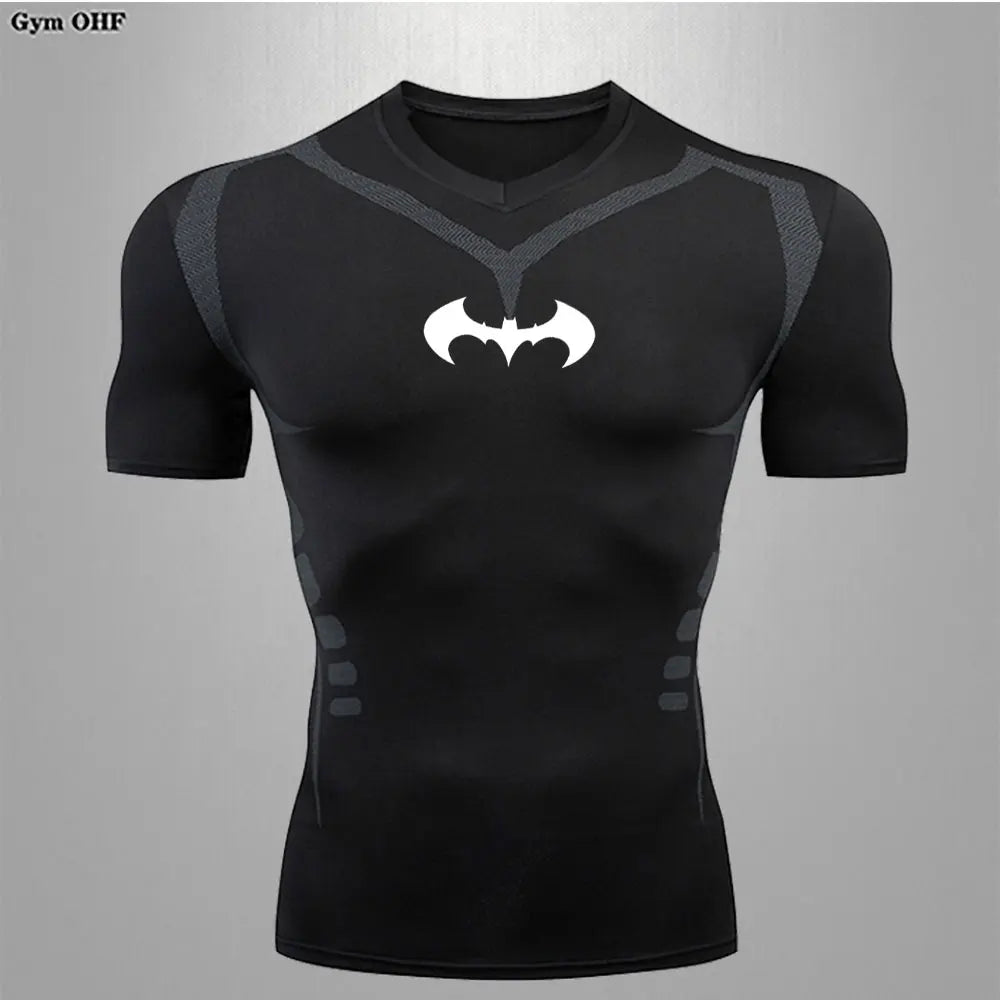 Men's "Elite Performance" Compression Long Sleeve – Premium Rash Guard for Gym, BJJ & Running