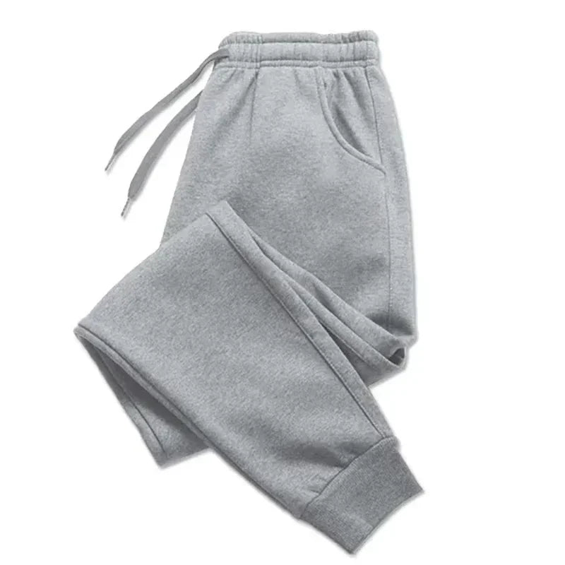 Men's & Women's "American Campus" Fleece Joggers – Premium Letter Print Sweatpants