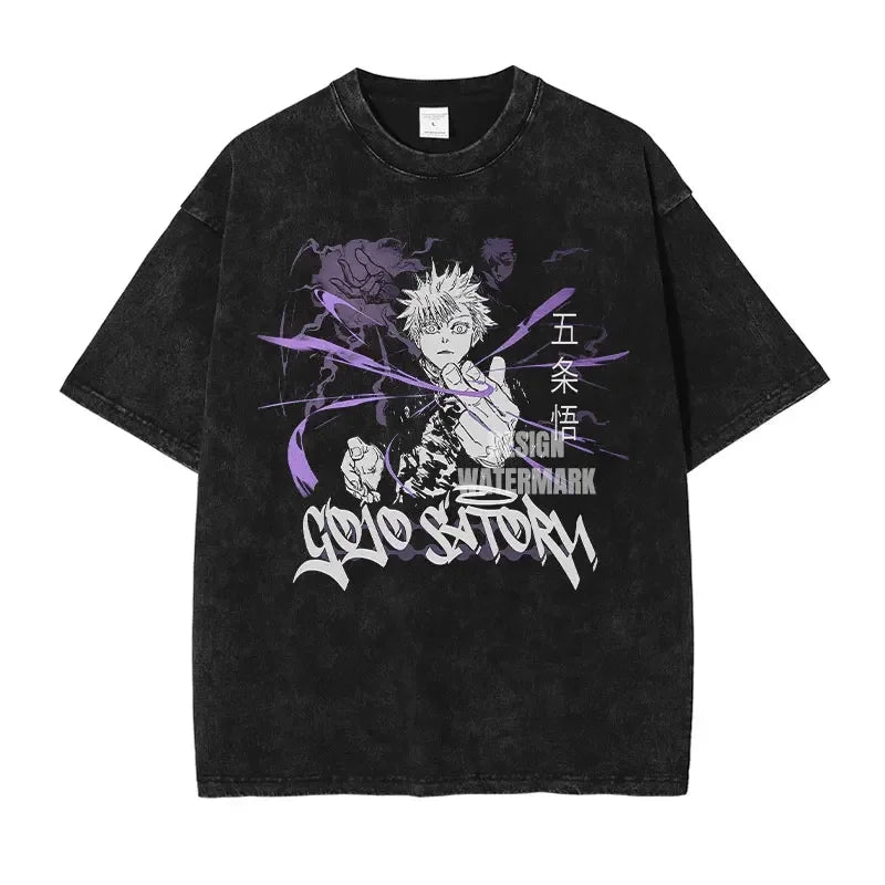 Official Jujutsu Kaisen "Choso" Vintage Washed T-Shirt – Premium Oversized Anime Streetwear